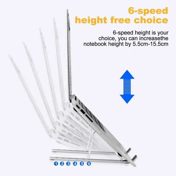 Soporte Para Portátil en Aluminio Plegable Ergonómica