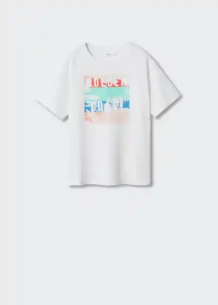 Camiseta Golden Offwhite Talla 10 Niños Mango