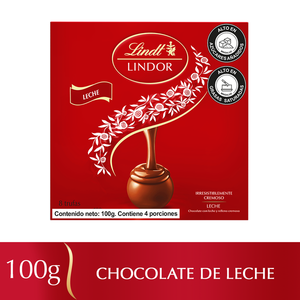 Lindt Chocolate con Leche y Relleno Cremoso 100 g