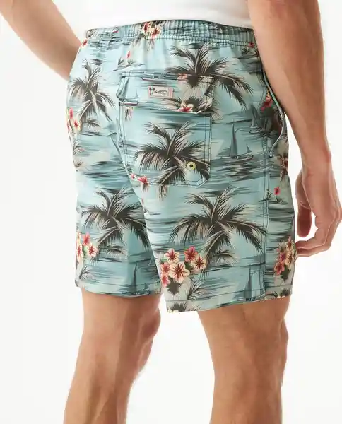 Bermuda Aquarela Beach Swimwear Verde Posco Claro L Chevignon