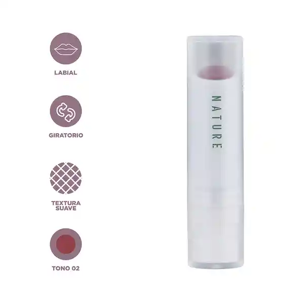 Labial Mate Natural Hybrid Series 02 Miniso