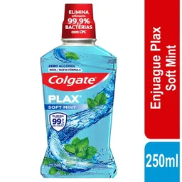 Colgate Enjuague Bucal Plax Soft Mint