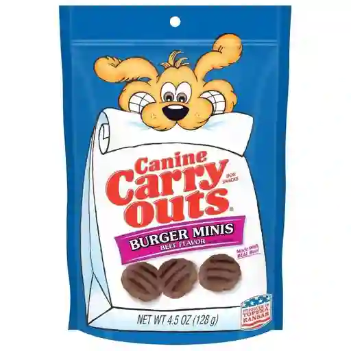 Canine Carry Outs Snack Para Perros Burger