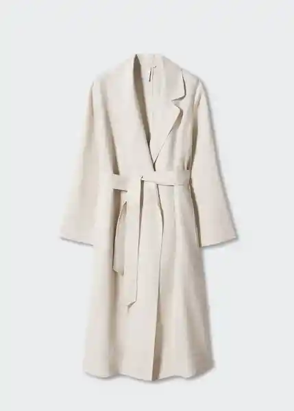 Abrigo Trench Sahara Piedra Talla L Mujer Mango