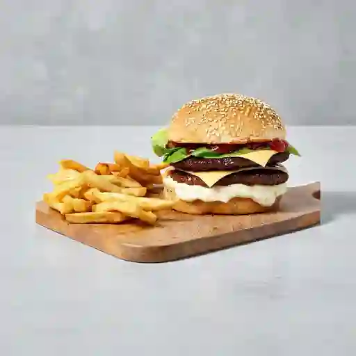 Hamburguesa Doble