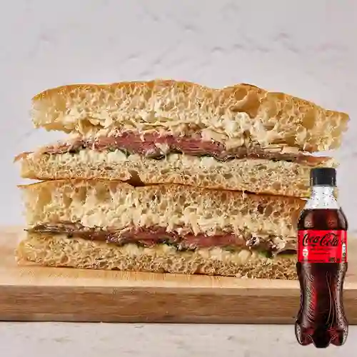 Combo Sándwich Capriccio Trufado +Cocacola S/az 400ml