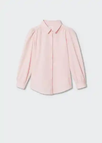 Camisa Soria Rosa Light Talla 07 Niñas Mango