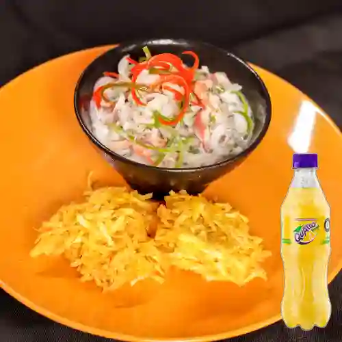 Combo Ceviche Mixto + Quatro Original 400ML
