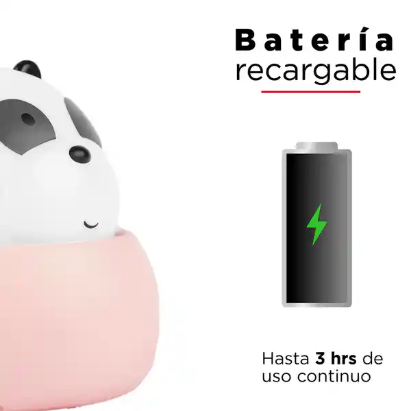 Miniso Lámpara de Escritorio Panda we Bare Bears Rosa