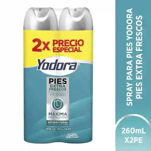 Yodora Desodorante para Pies Extra Control Sudor