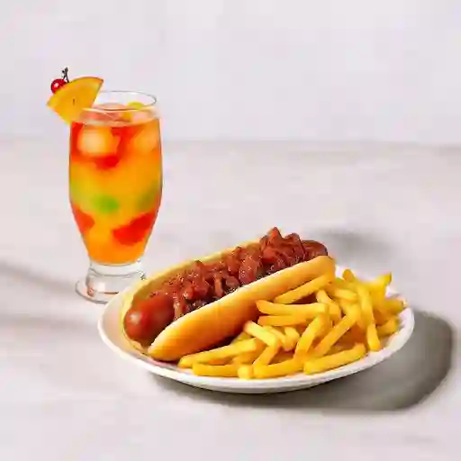 Combo perro enchicharronado