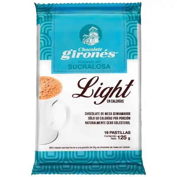 Gironés Chocolate Light Con Sucralosa