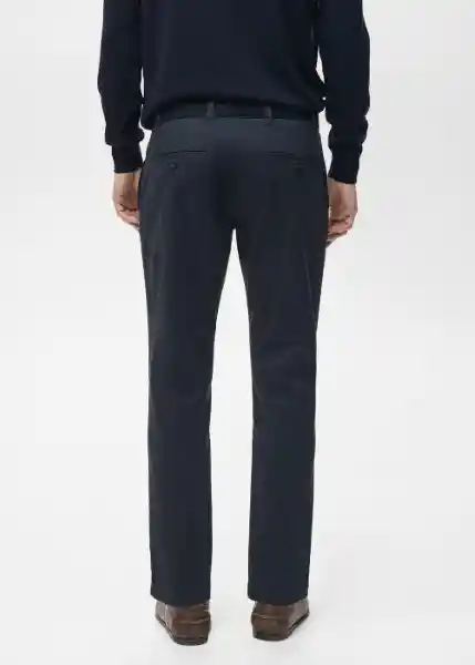 Pantalón Prato Navy Talla 40 Hombre Mango