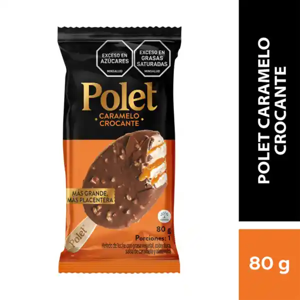 Polet Paleta Caramelo Crocante