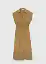 Vestido Tenzo-w Camel Talla XL Mujer Mango