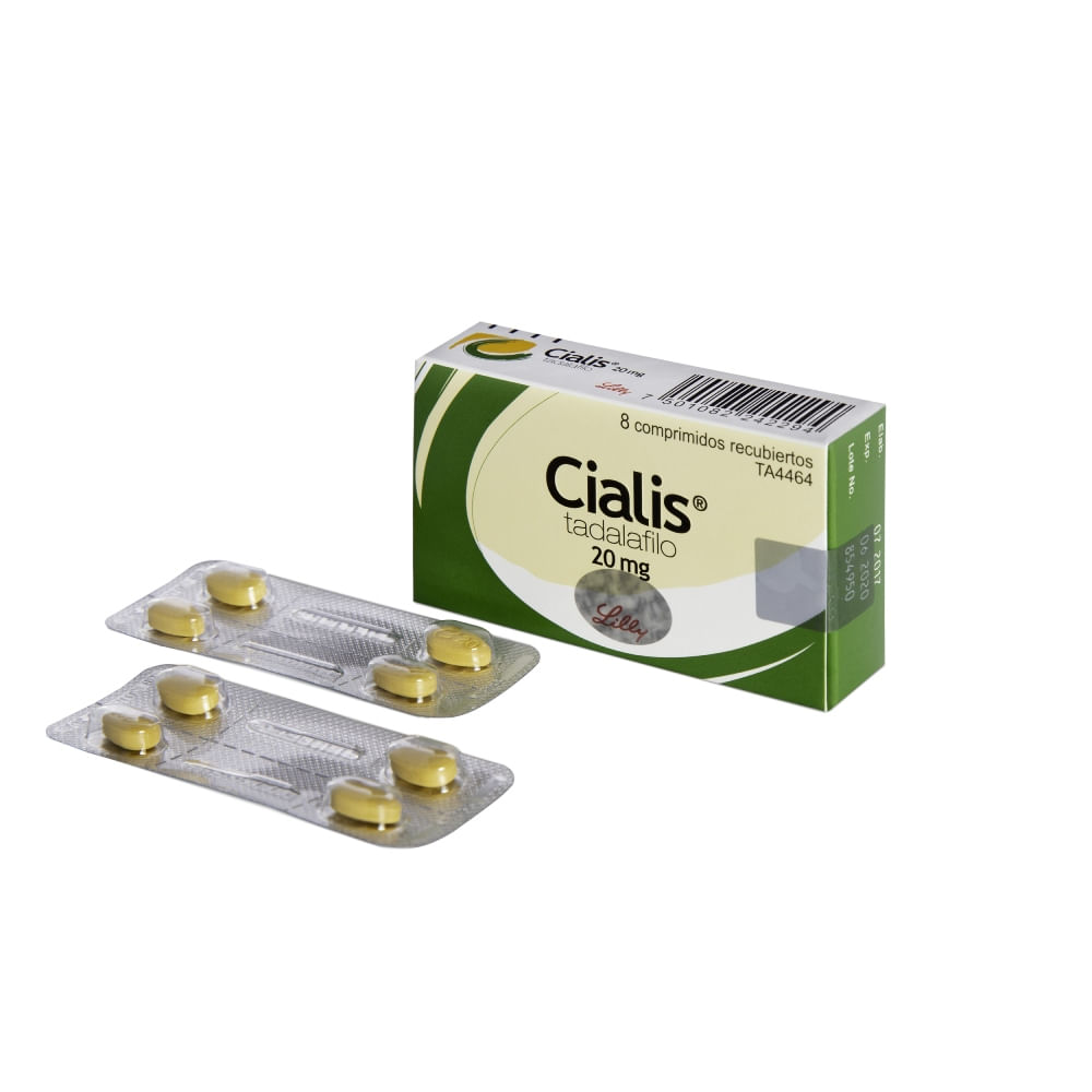 Tadalafil 20 mg comprimido recubierto genfar