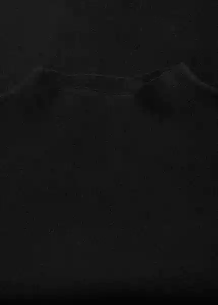 Jersey Chimney Negro Talla L Mujer Mango