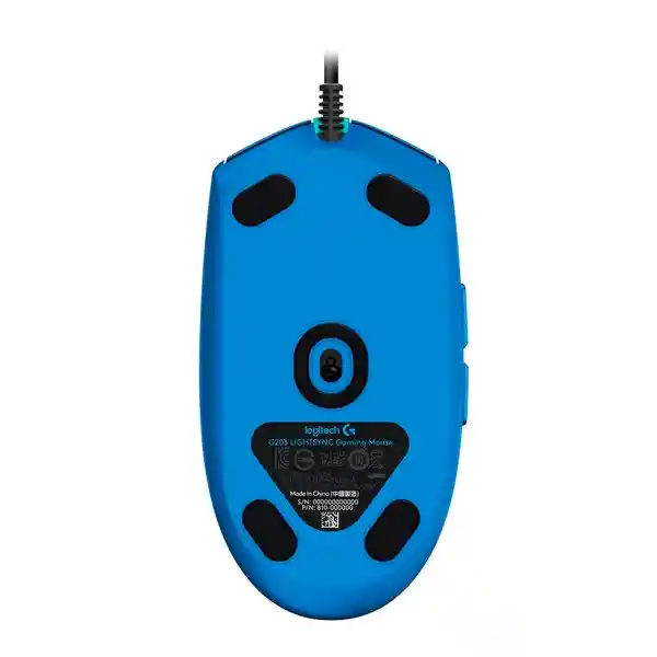 Logitech Mouse Gamer G203 Azul