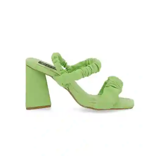 Sandalias Tacón Evie Verde Talla 35