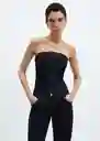 Enterizo Mono Danielle Tejano Soft Talla XL Mujer Mango