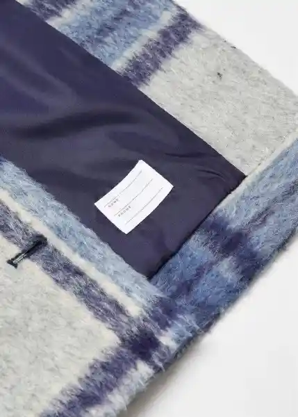 Abrigo Cata Azul Talla 08 Niña Mango