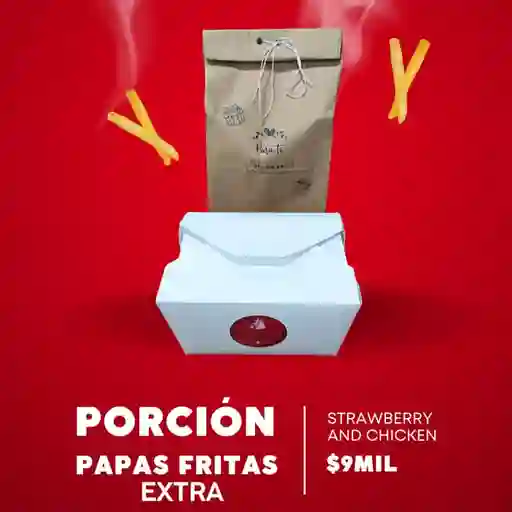 Papas fritas extras