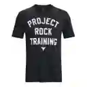 Under Armour Camiseta Pjt Rock Training Hombre Negro Talla MD