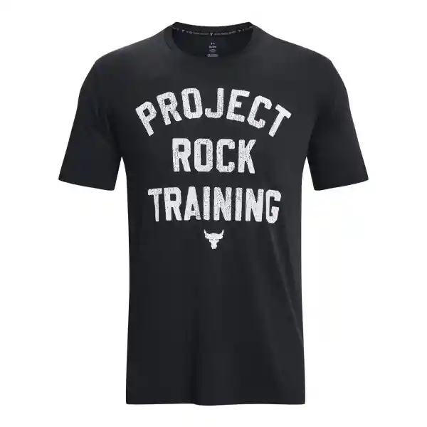 Under Armour Camiseta Pjt Rock Training Hombre Negro Talla MD