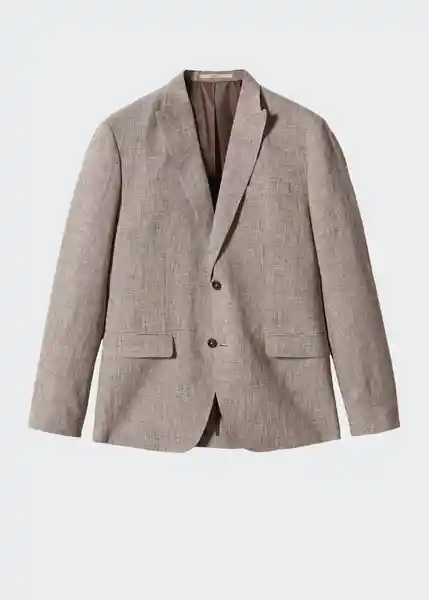 Blazer Americana Miami Beige Talla 48 Hombre Mango