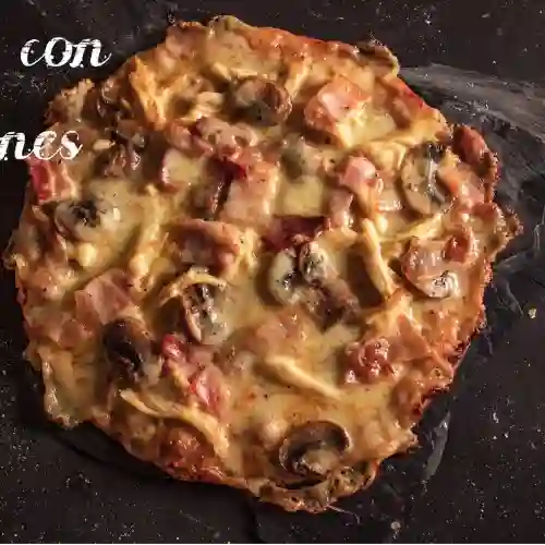 Pizza Pollo y Champiñón