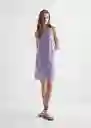 Vestido London Malva Talla 20 Teen Niñas Mango