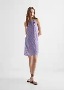 Vestido London Malva Talla 20 Teen Niñas Mango