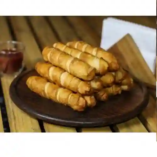 Dedos de arequipe y queso