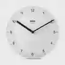 Braun Reloj de Pared Grande Análogo Blanco