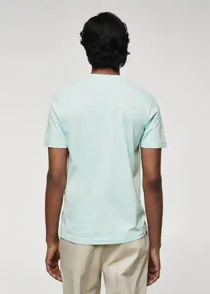 Camiseta Cherlo-H Menta Talla XS Hombre Mango