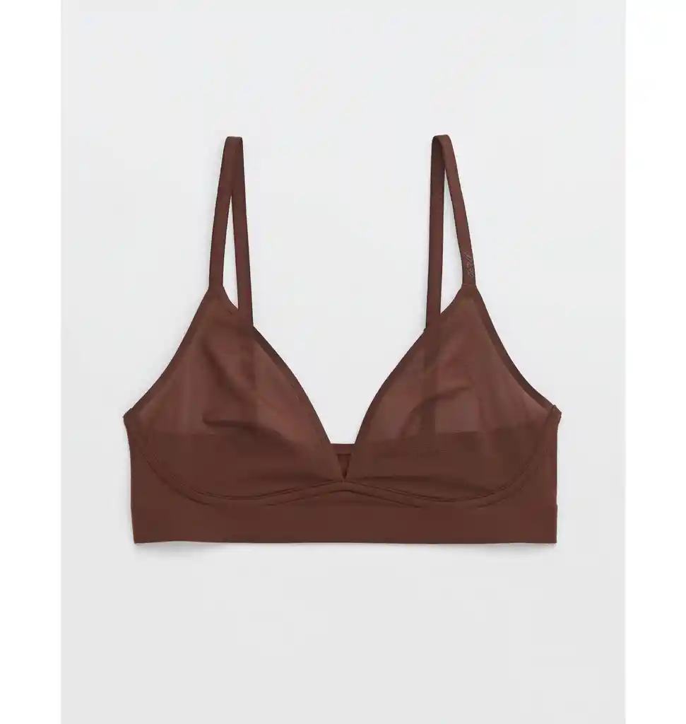 Bralette Morado Talla Small Aerie American Eagle