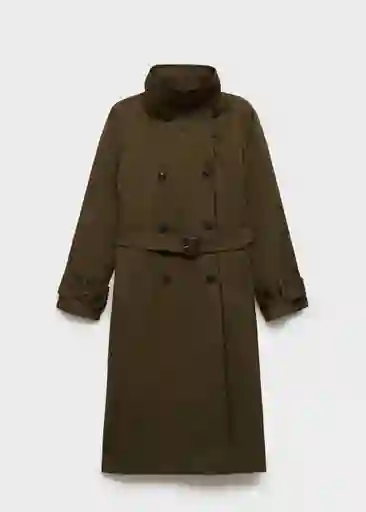 Abrigo Trench Laura Khaki Talla S Mujer Mango