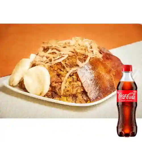 Combo Lechona de 750 Gramos +Cocacola Orig 400ml