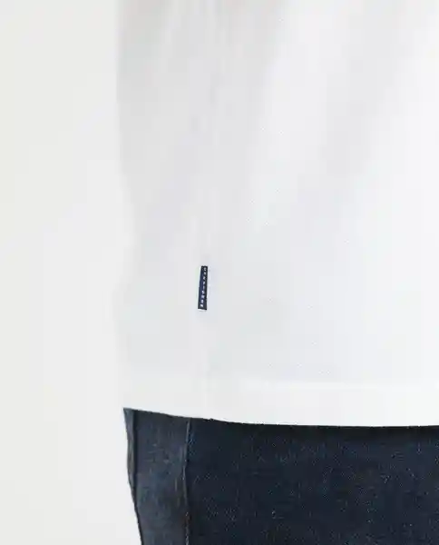 Camiseta Polo Block Fabrics Crudo Prístino Claro L Chevignon
