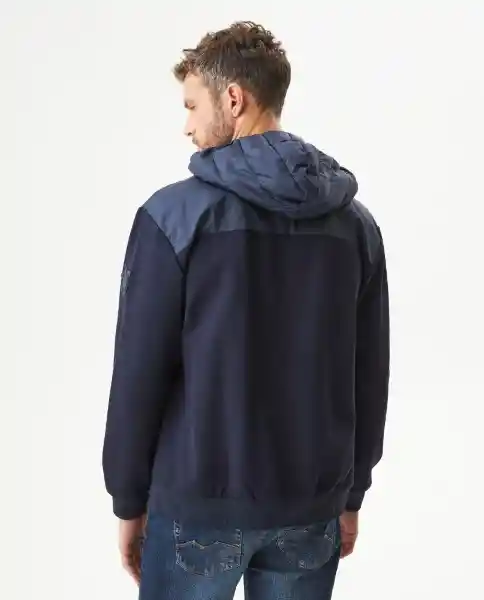 Chaqueta Quilted And Knit Azul Marino Ultraoscuro T.S Chevignon