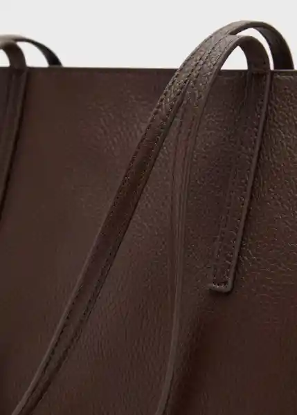 Bolso G Maribel2 Chocolate Talla 99 Mujer Mango