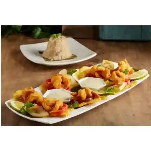 Langostinos a la Mariposa