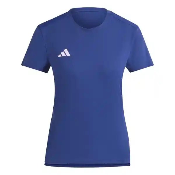 Adidas Camiseta Adizero e Tee Para Mujer Azul Talla XS