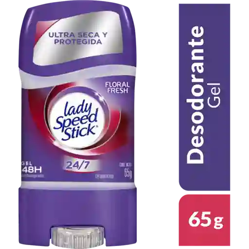 Desodorante Mujer Lady Speed Stick Gel Double Defense Floral 65gr
