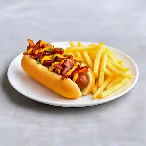 Perra rabiosa con papas