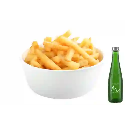 Combo Papas a la Francesa + Manantial Con Gas 300ML