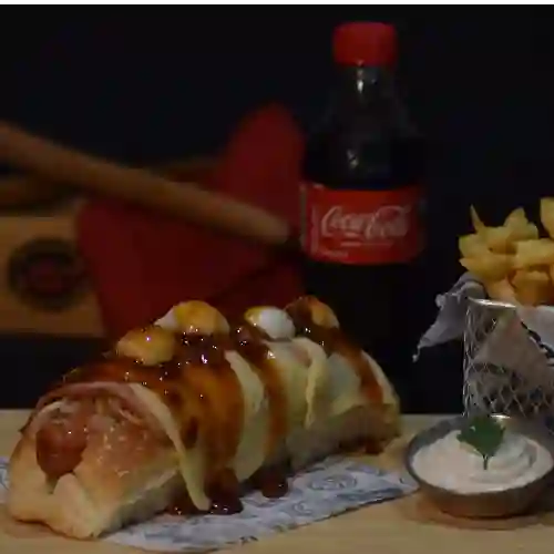 Perro americano en combo