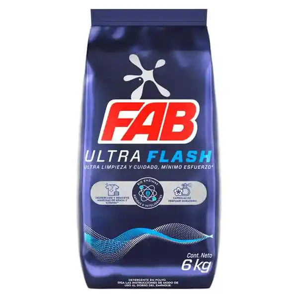 Fab Detergente en Polvo Ultra Flash