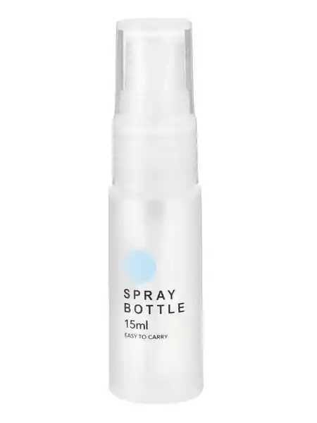 Miniso Botella Spray Pequeña Transparente de 15 mL