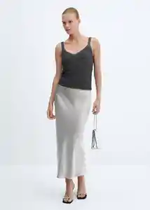 Top Kling Negro Talla 18 Mujer Mango